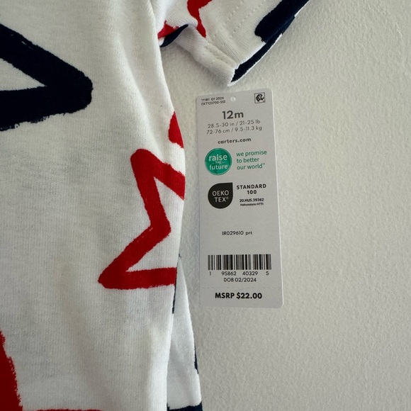 Carter’s 12 months PJ set - Picture 3 of 3